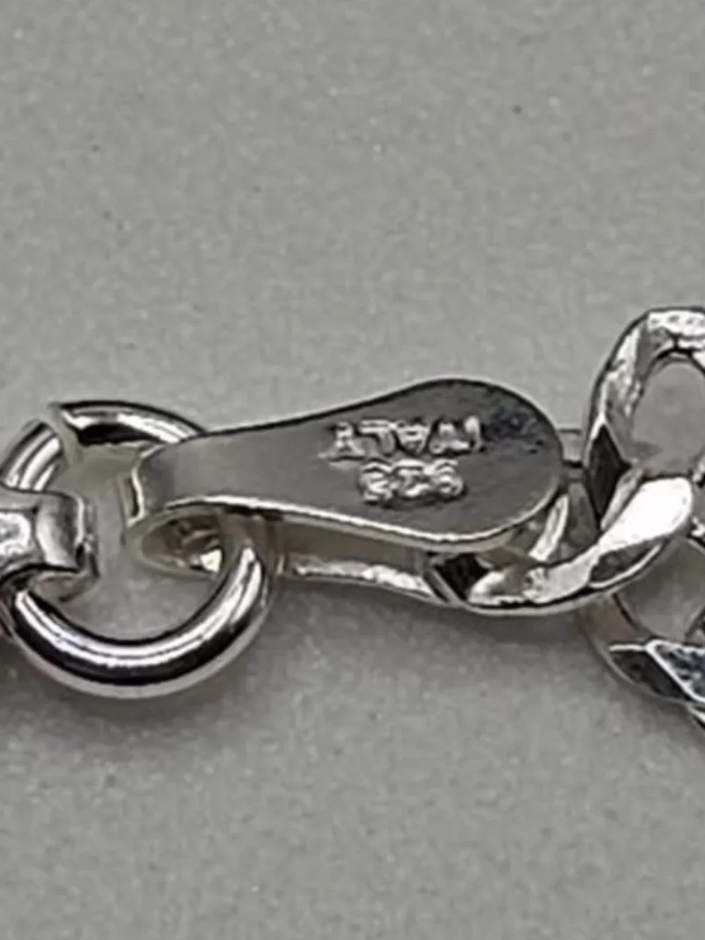Sterling Silver 925 High Polished Figaro Chain 2.9 mm 22 inches